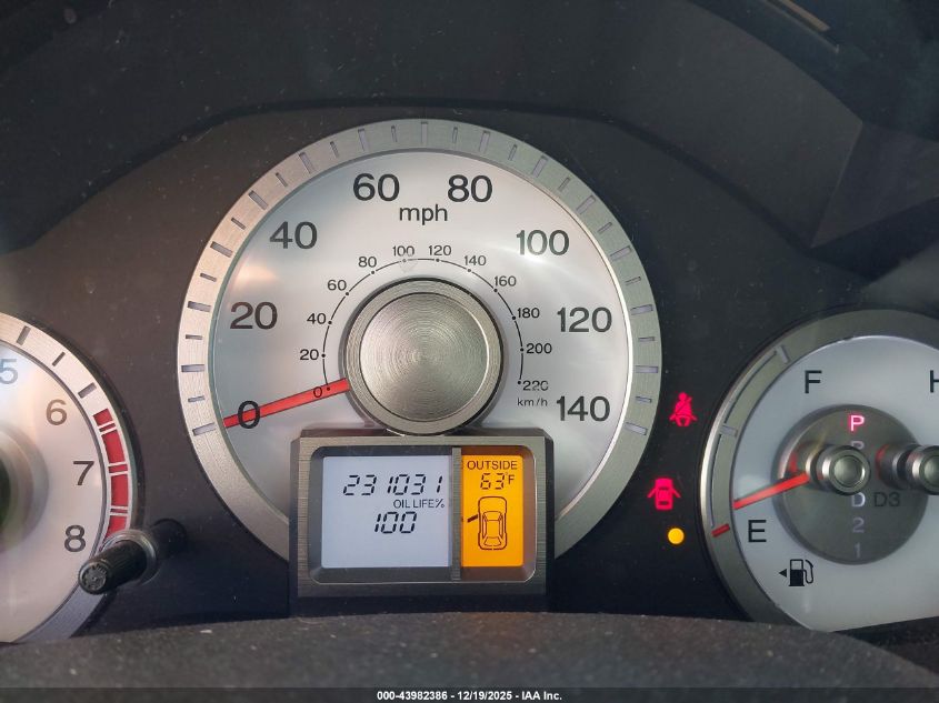 2009 Honda Pilot Ex-L VIN: 5FNYF38519B025345 Lot: 43982386