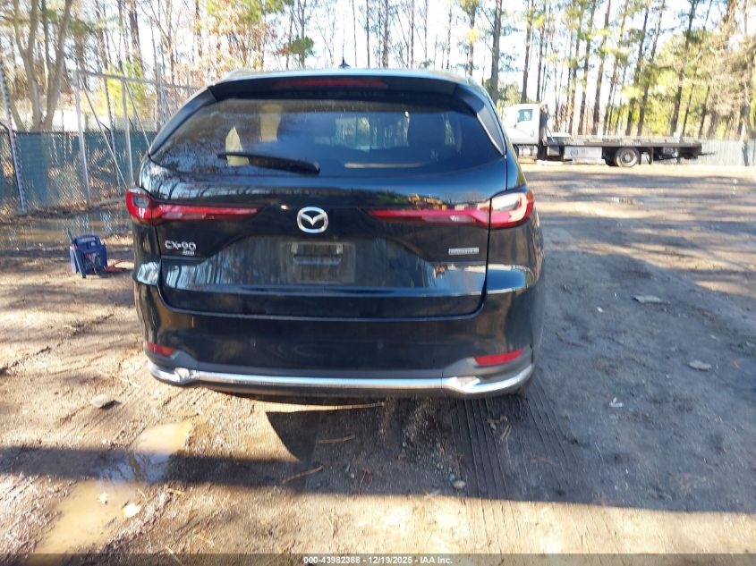 2024 Mazda Cx-90 3.3 Turbo Premium VIN: JM3KKDHD6R1124547 Lot: 43982388