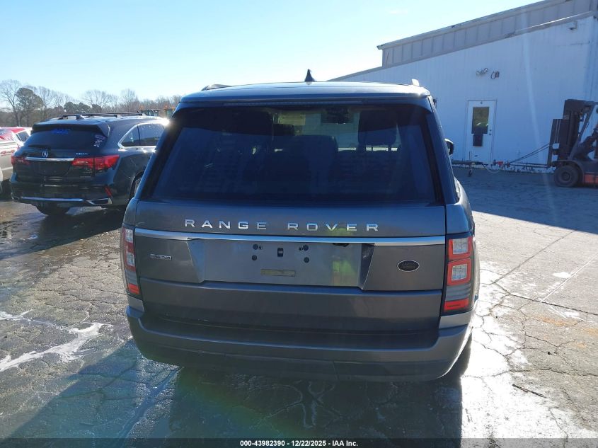 2017 Land Rover Range Rover 3.0L V6 Turbocharged Diesel Hse Td6 VIN: SALGS2FK7HA363715 Lot: 43982390