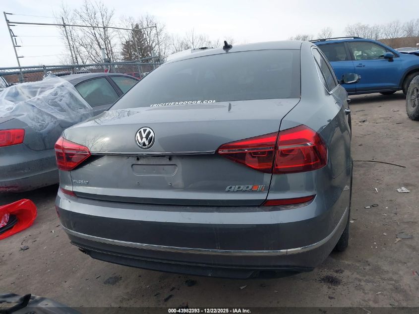 2017 Volkswagen Passat 1.8T R-Line VIN: 1VWDT7A34HC035125 Lot: 43982393