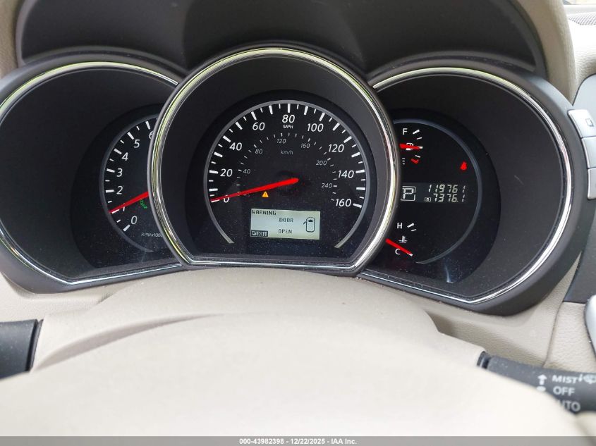 2013 Nissan Murano Sl VIN: JN8AZ1MW4DW319228 Lot: 43982398