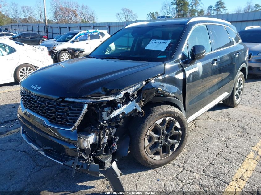 2024 Kia Sorento S VIN: 5XYRL4JC1RG257447 Lot: 43982399