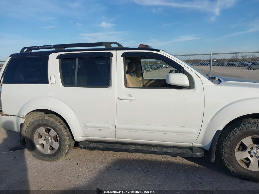 2006 Nissan Pathfinder Se VIN: 5N1AR18U96C663450 Lot: 43982414