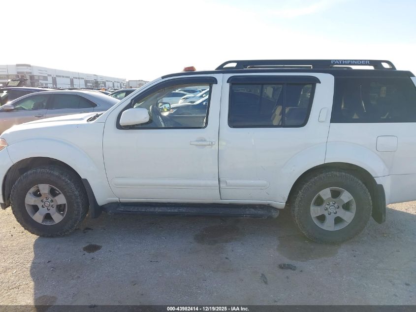 2006 Nissan Pathfinder Se VIN: 5N1AR18U96C663450 Lot: 43982414