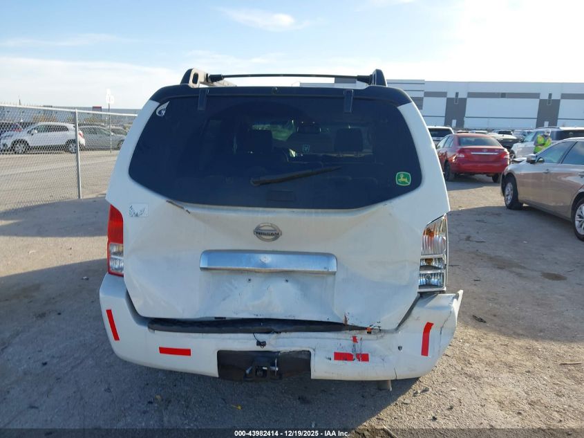 2006 Nissan Pathfinder Se VIN: 5N1AR18U96C663450 Lot: 43982414