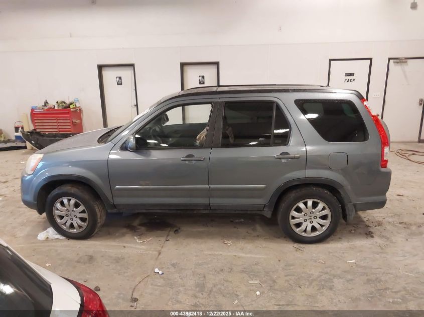 2005 Honda Cr-V Se VIN: SHSRD78905U301585 Lot: 43982418