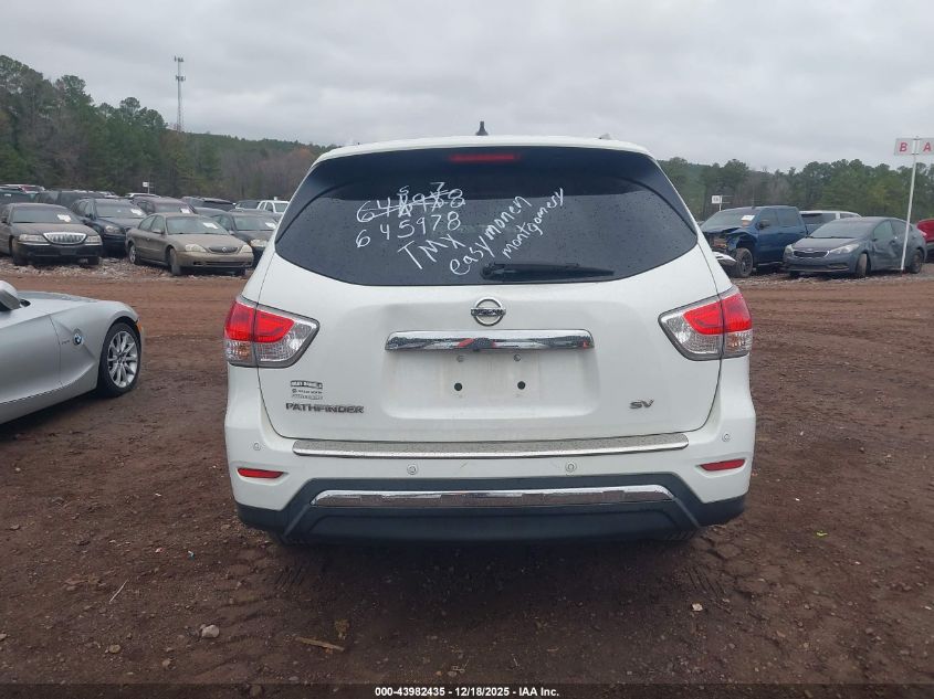 2015 Nissan Pathfinder Sv VIN: 5N1AR2MNXFC645978 Lot: 43982435