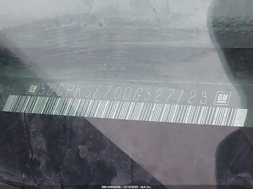 2013 Chevrolet Silverado 1500 Lt VIN: 3GCPKSE70DG327123 Lot: 43982439