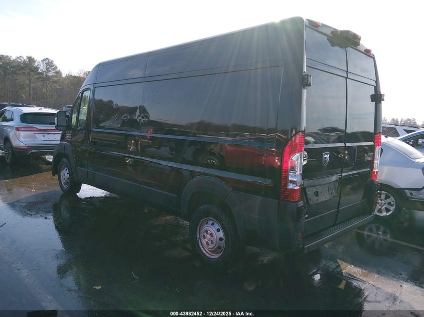 Vin: 3c6lrvdg7ne111481, lot: 44478160, ram promaster 2500 high roof 159 wb 20223