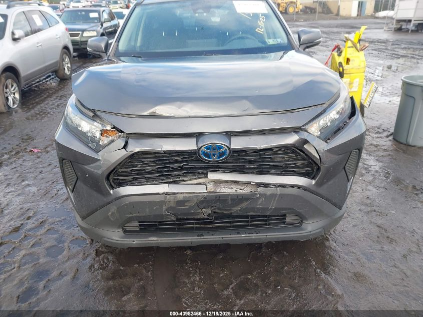 2022 Toyota Rav4 Hybrid Le VIN: 4T3MWRFV8NU055855 Lot: 43982466