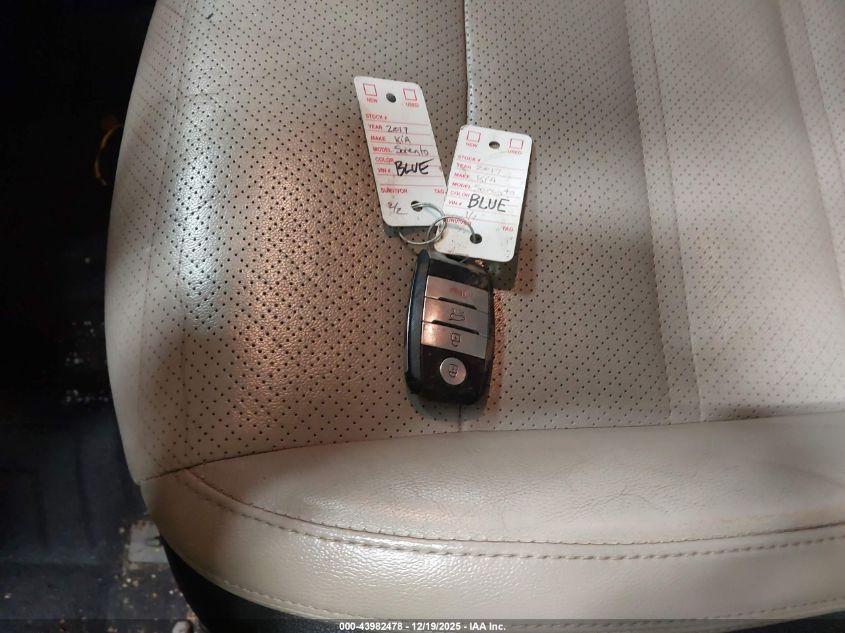 2017 Kia Sorento 2.4L Lx VIN: 5XYPGDA38HG287202 Lot: 43982478