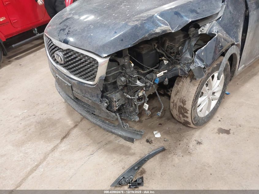 2017 Kia Sorento 2.4L Lx VIN: 5XYPGDA38HG287202 Lot: 43982478