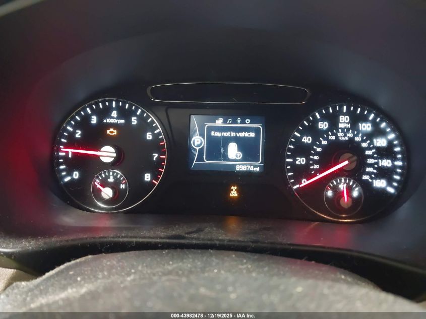 2017 Kia Sorento 2.4L Lx VIN: 5XYPGDA38HG287202 Lot: 43982478