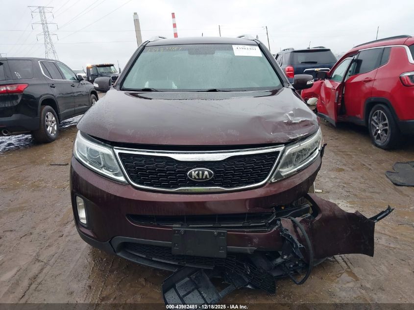 2015 Kia Sorento Lx VIN: 5XYKTCA66FG559270 Lot: 43982481