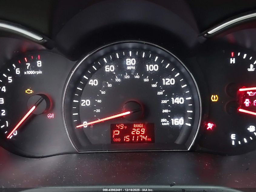 2015 Kia Sorento Lx VIN: 5XYKTCA66FG559270 Lot: 43982481