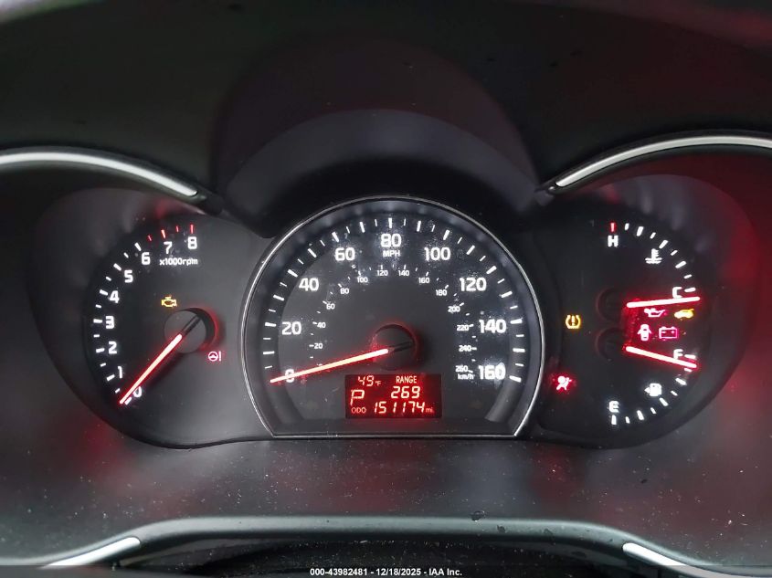 2015 Kia Sorento Lx VIN: 5XYKTCA66FG559270 Lot: 43982481