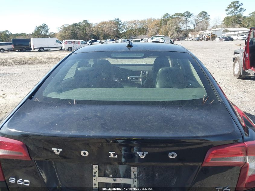 2013 Volvo S60 T6 VIN: YV1902FH1D2176866 Lot: 43982482