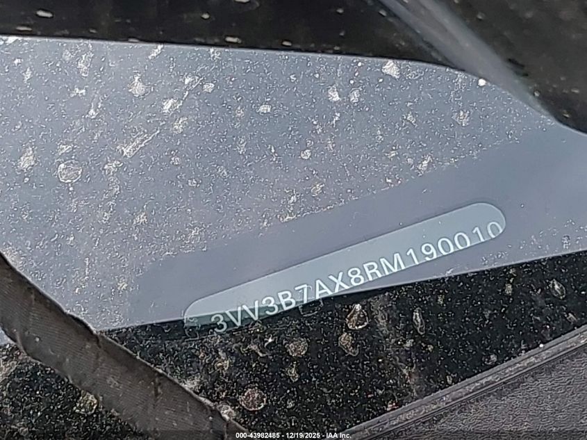 2024 Volkswagen Tiguan 2.0T Se/2.0T Wolfsburg Edition VIN: 3VV3B7AX8RM190010 Lot: 43982485