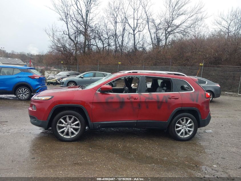 2017 Jeep Cherokee Limited 4X4 VIN: 1C4PJMDB6HD217331 Lot: 43982487