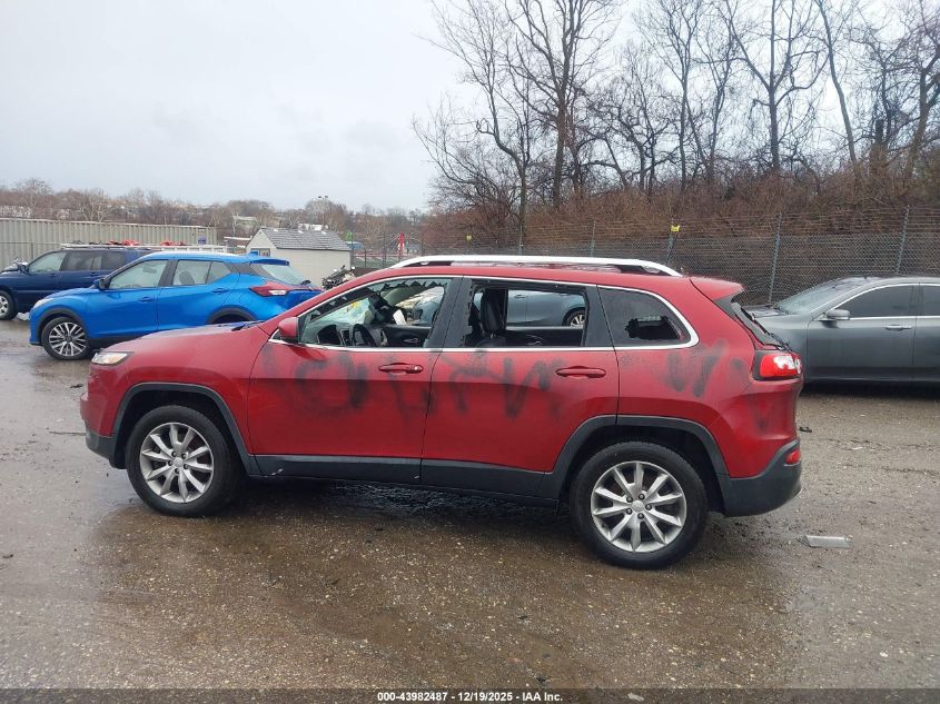 2017 Jeep Cherokee Limited 4X4 VIN: 1C4PJMDB6HD217331 Lot: 43982487