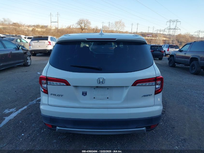 2019 Honda Pilot Ex-L VIN: 5FNYF6H59KB068872 Lot: 43982494