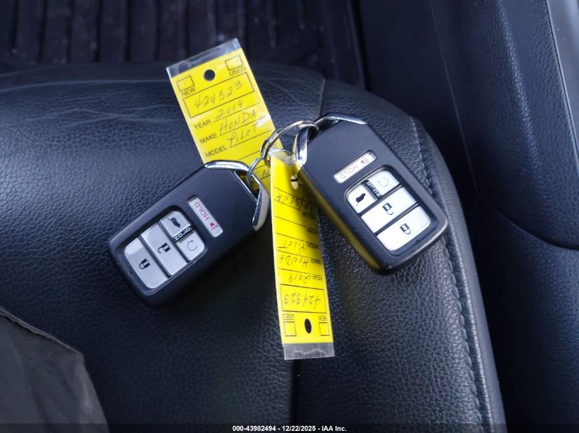 2019 Honda Pilot Ex-L VIN: 5FNYF6H59KB068872 Lot: 43982494