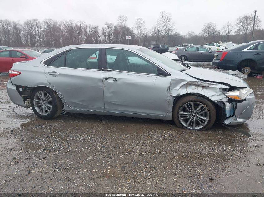 2016 Toyota Camry Se VIN: 4T1BF1FK8GU124876 Lot: 43982498