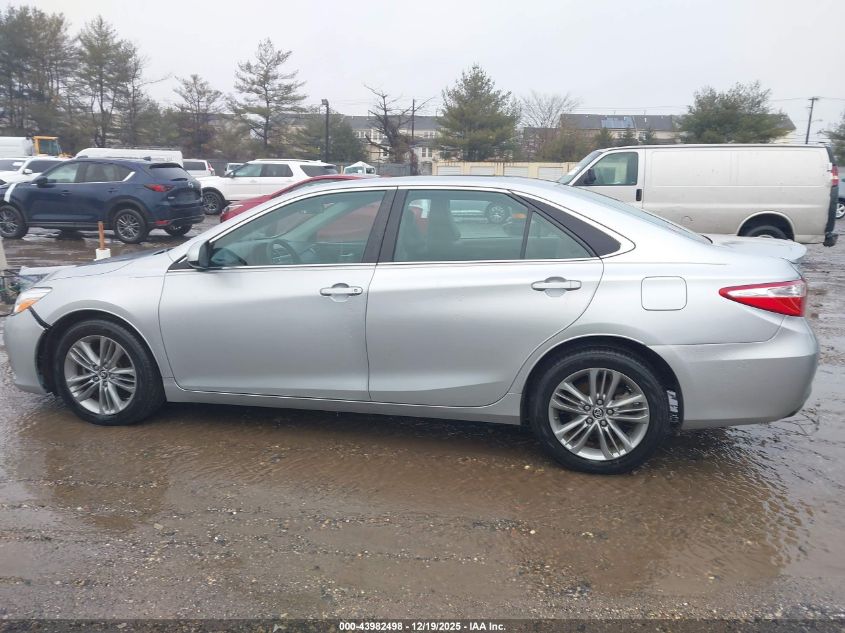 2016 Toyota Camry Se VIN: 4T1BF1FK8GU124876 Lot: 43982498