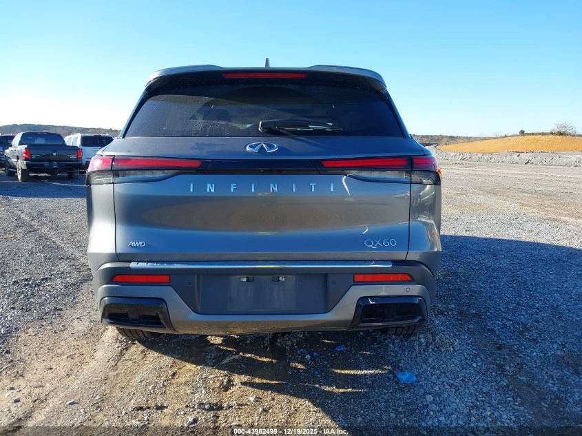 2023 Infiniti Qx60 Luxe Awd VIN: 5N1DL1FS3PC347611 Lot: 43982499