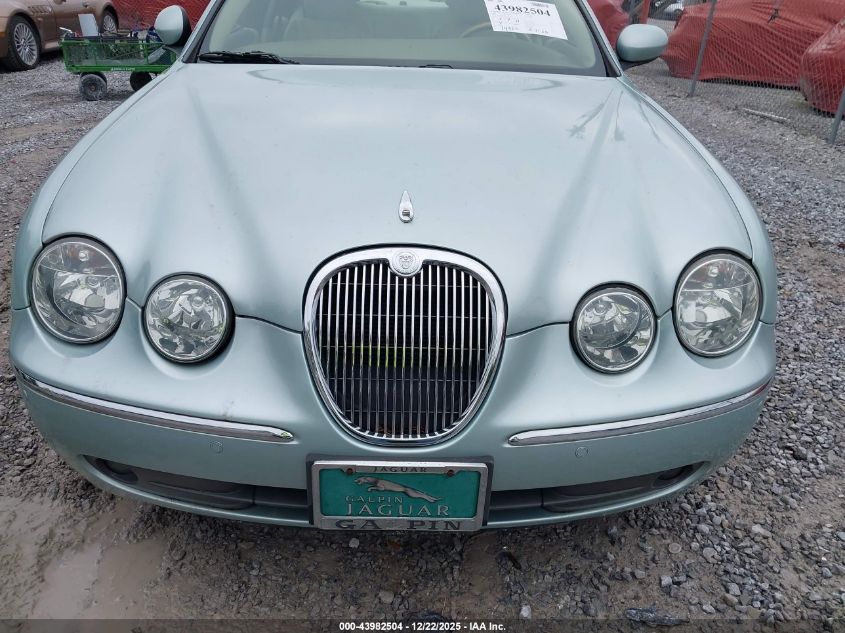 2005 Jaguar S-Type 3.0L V6 VIN: SAJWA01T05FN17630 Lot: 43982504