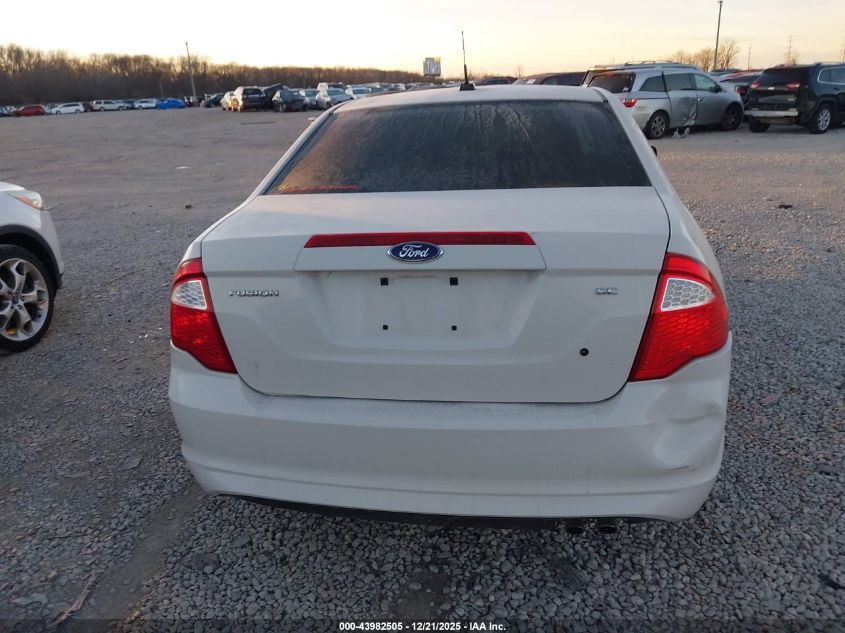 2012 Ford Fusion Se VIN: 3FAHP0HA4CR330035 Lot: 43982505