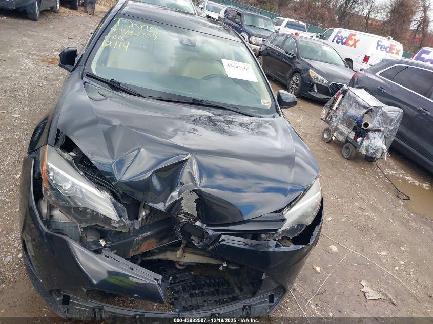 2017 Toyota Corolla Le VIN: 5YFBURHE0HP678525 Lot: 43982507