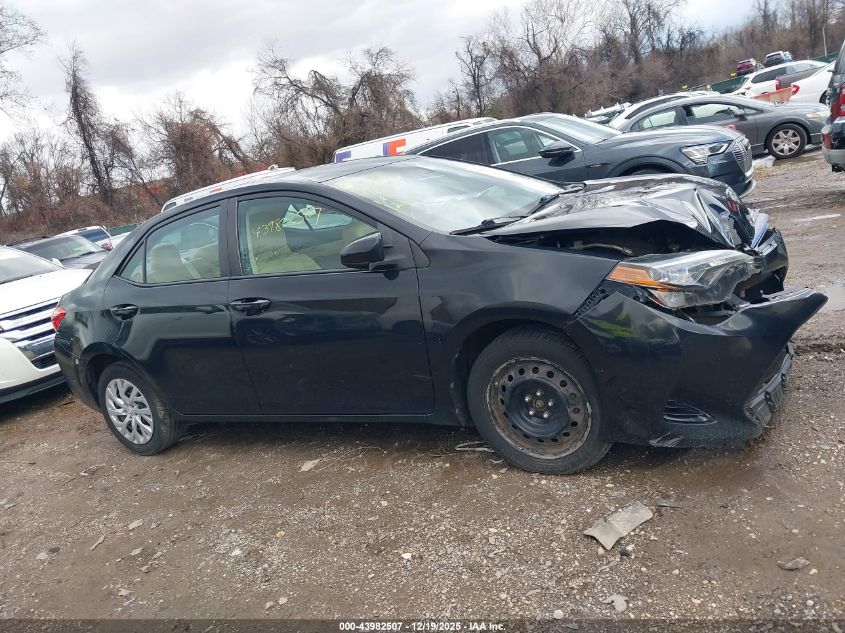 2017 Toyota Corolla Le VIN: 5YFBURHE0HP678525 Lot: 43982507