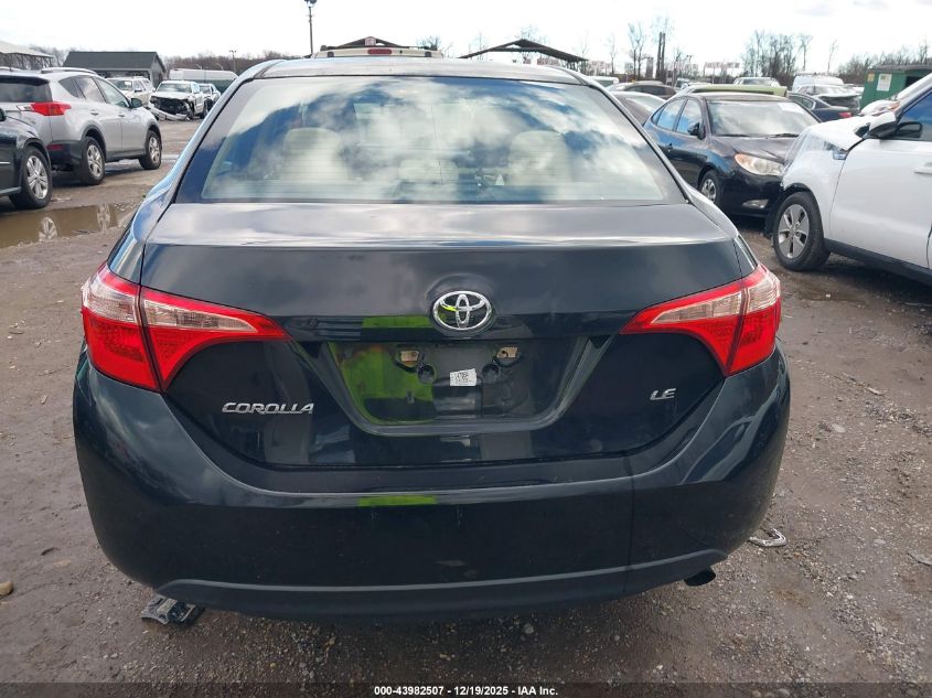 2017 Toyota Corolla Le VIN: 5YFBURHE0HP678525 Lot: 43982507