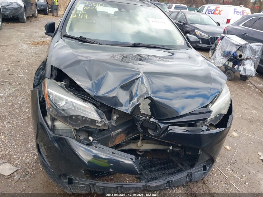 2017 Toyota Corolla Le VIN: 5YFBURHE0HP678525 Lot: 43982507