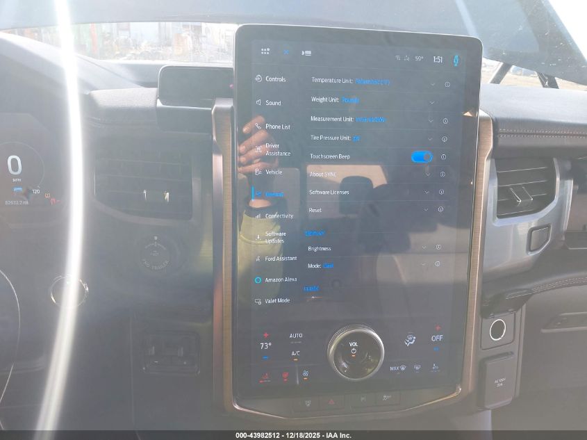 2022 Ford F-150 Lightning Lariat VIN: 1FT6W1EV4NWG11074 Lot: 43982512