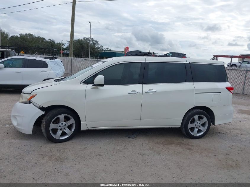 2014 Nissan Quest S VIN: JN8AE2KP4E9100928 Lot: 43982531