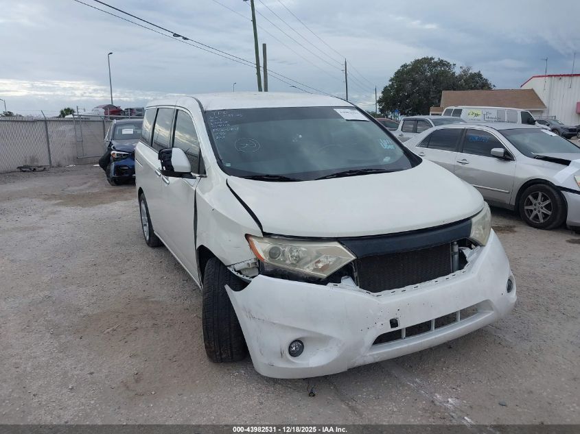 2014 Nissan Quest S VIN: JN8AE2KP4E9100928 Lot: 43982531