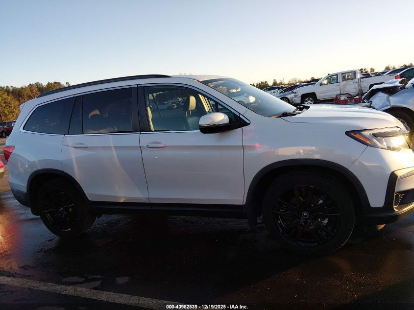 2021 Honda Pilot Awd Special Edition VIN: 5FNYF6H23MB030630 Lot: 43982539