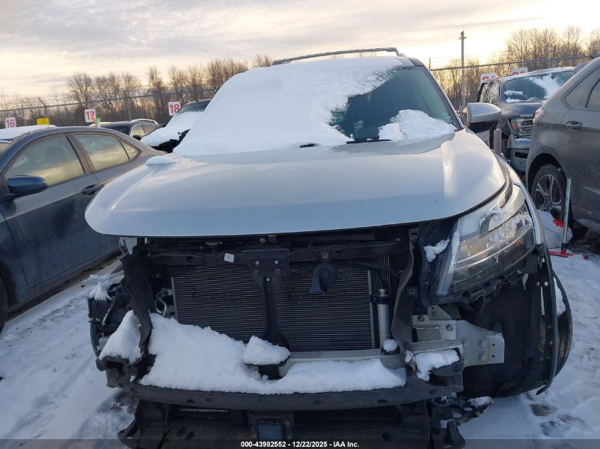 2022 Nissan Pathfinder Sl 4Wd VIN: 5N1DR3CC6NC207444 Lot: 43982552