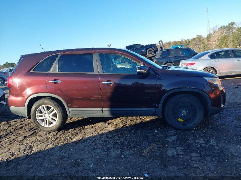 2014 Kia Sorento Lx VIN: 5XYKT3A63EG447704 Lot: 43982568