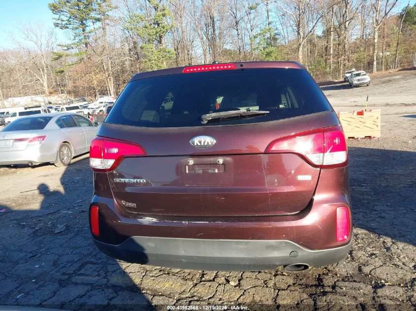 2014 Kia Sorento Lx VIN: 5XYKT3A63EG447704 Lot: 43982568