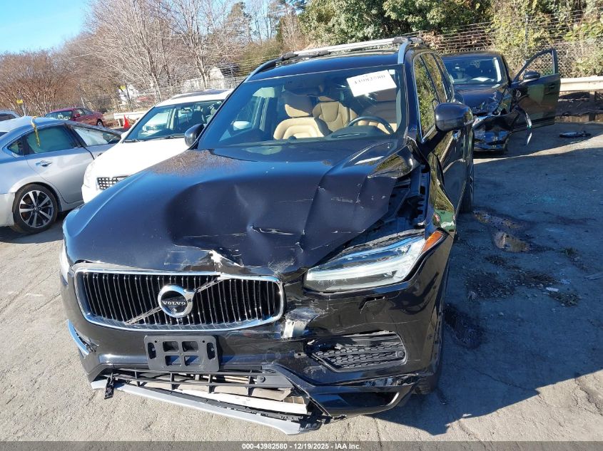 2018 Volvo Xc90 T6 Momentum VIN: YV4A22PK3J1331617 Lot: 43982580