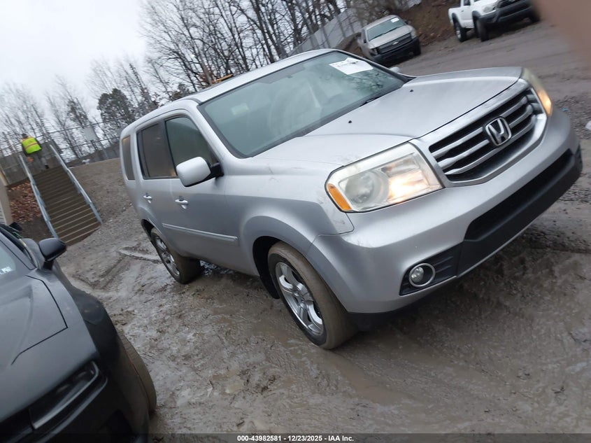 5FNYF4H5XDB040411 2013 Honda Pilot Ex-L auction photo 1