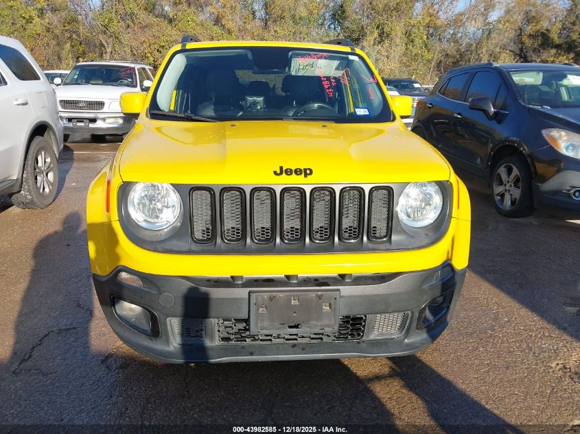 2017 Jeep Renegade Altitude Fwd VIN: ZACCJABB9HPE66563 Lot: 43982585
