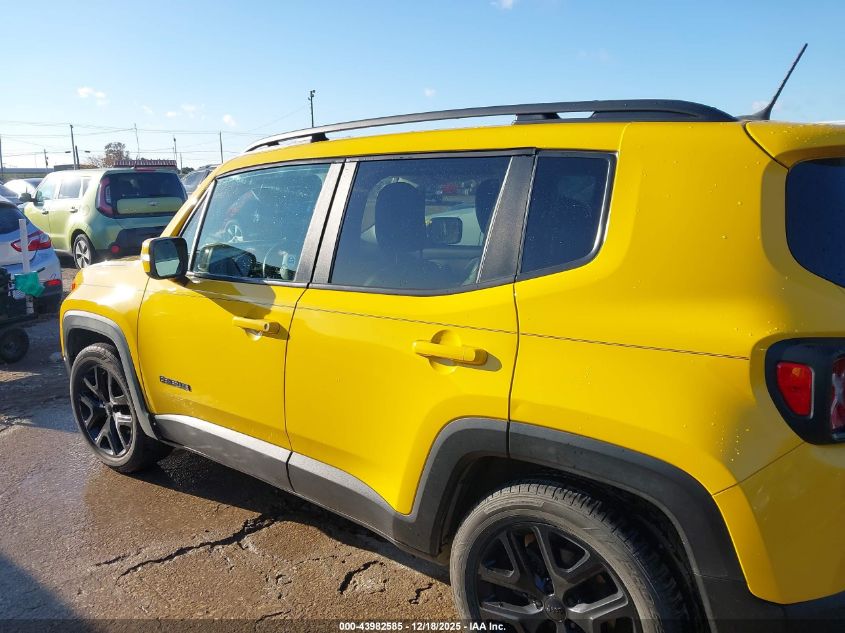 2017 Jeep Renegade Altitude Fwd VIN: ZACCJABB9HPE66563 Lot: 43982585