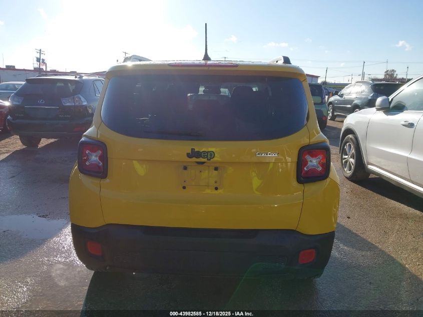 2017 Jeep Renegade Altitude Fwd VIN: ZACCJABB9HPE66563 Lot: 43982585
