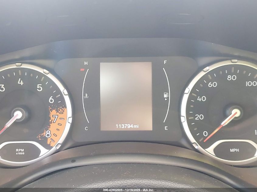 2017 Jeep Renegade Altitude Fwd VIN: ZACCJABB9HPE66563 Lot: 43982585