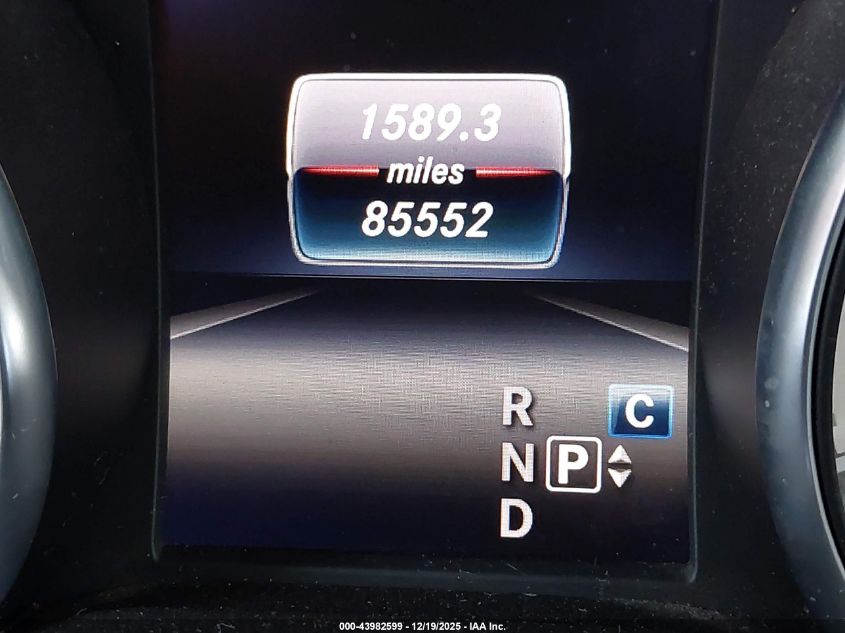 2017 Mercedes-Benz Gla 250 4Matic VIN: WDCTG4GB7HJ302537 Lot: 43982599