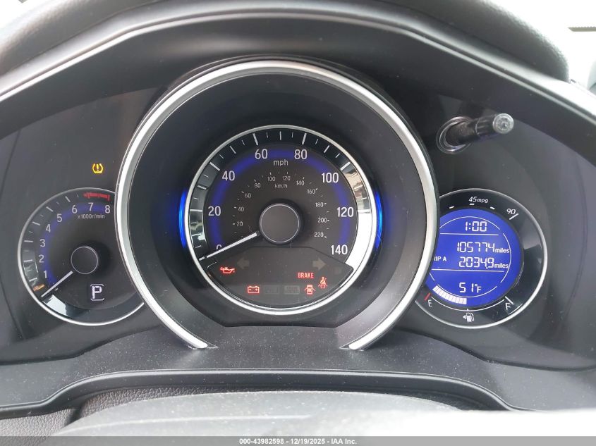 2016 Honda Fit Lx VIN: JHMGK5H52GX033684 Lot: 43982598